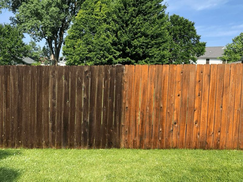 Fence Staining in Bedford
